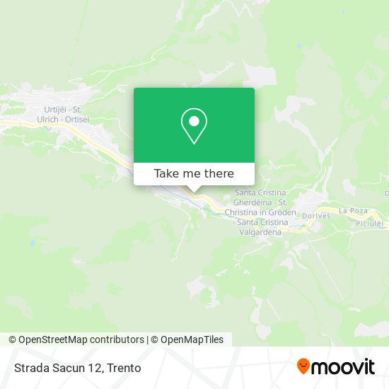 Strada Sacun 12 map