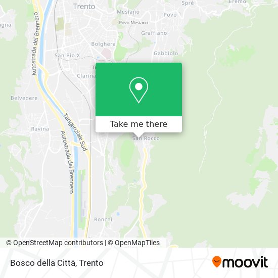 Bosco della Città map