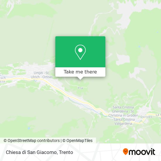 Chiesa di San Giacomo map