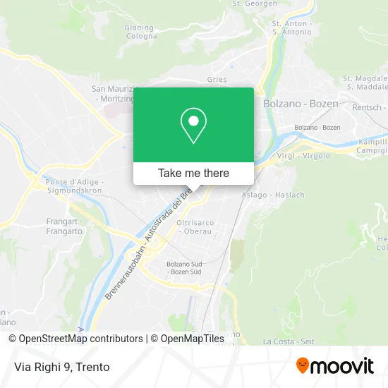 Via Righi 9 map