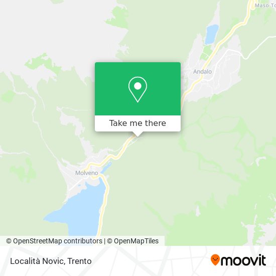 Località Novic map