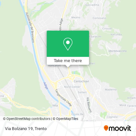 Via Bolzano 19 map