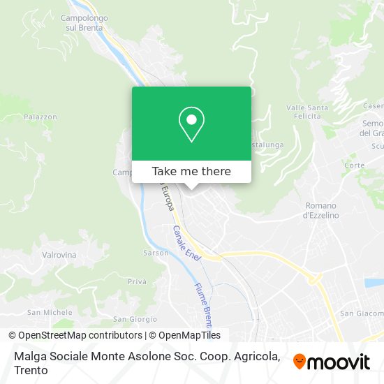 Malga Sociale Monte Asolone Soc. Coop. Agricola map