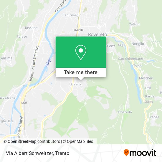 Via Albert Schweitzer map