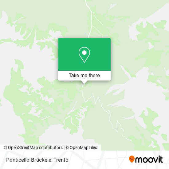 Ponticello-Brückele map