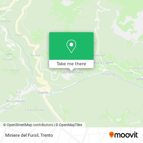 Miniere del Fursil map