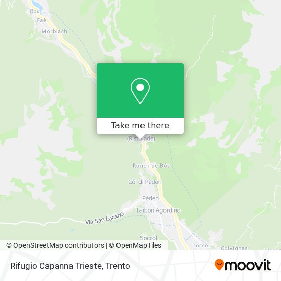 Rifugio Capanna Trieste map