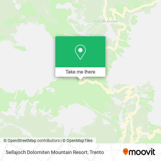 Sellajoch Dolomiten Mountain Resort map