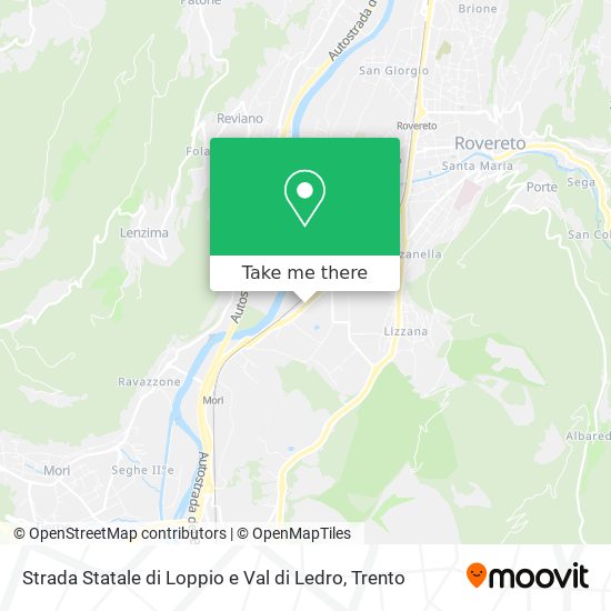 Strada Statale di Loppio e Val di Ledro map