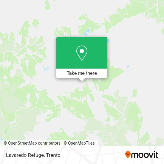 Lavaredo Refuge map
