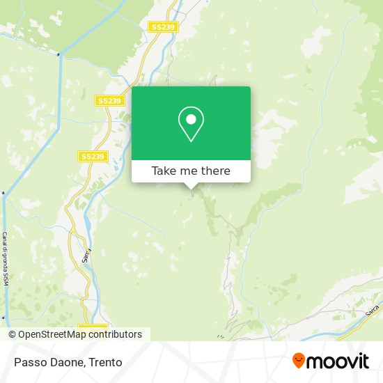 Passo Daone map