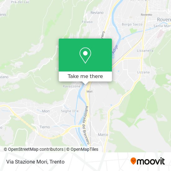 Via Stazione Mori map