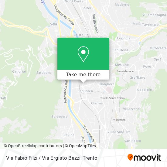 Via Fabio Filzi / Via Ergisto Bezzi map