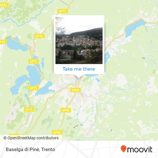 Baselga di Pinè map