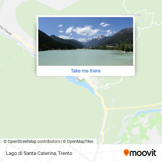 Lago di Santa Caterina map