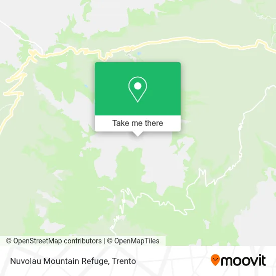 Nuvolau Mountain Refuge map