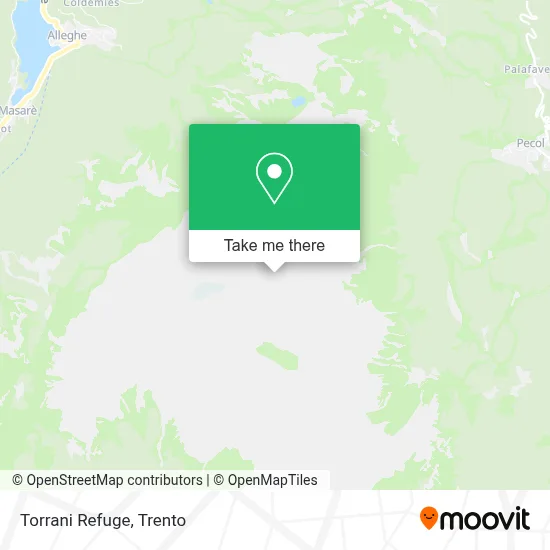 Torrani Refuge map