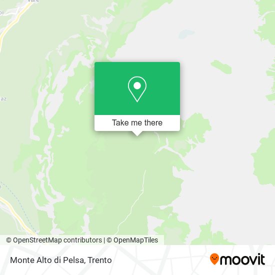 Monte Alto di Pelsa map