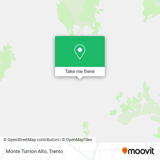 Monte Turrion Alto map