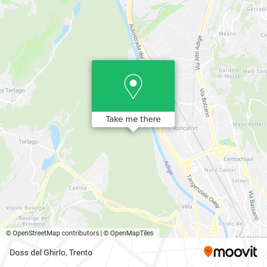 Doss del Ghirlo map