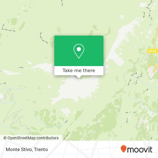 Monte Stivo map