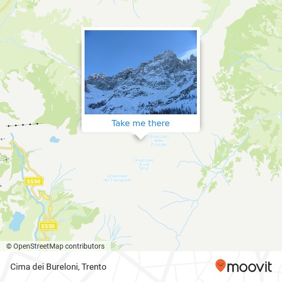 Cima dei Bureloni map