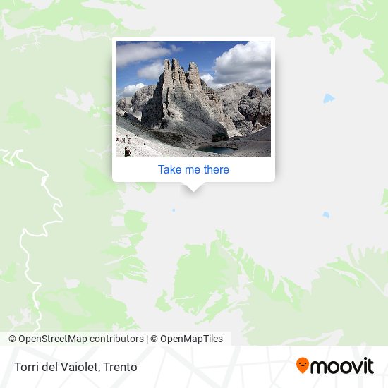 Torri del Vaiolet map