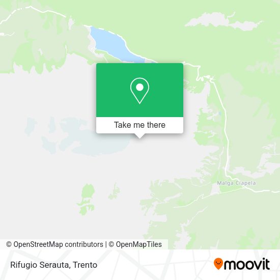 Rifugio Serauta map
