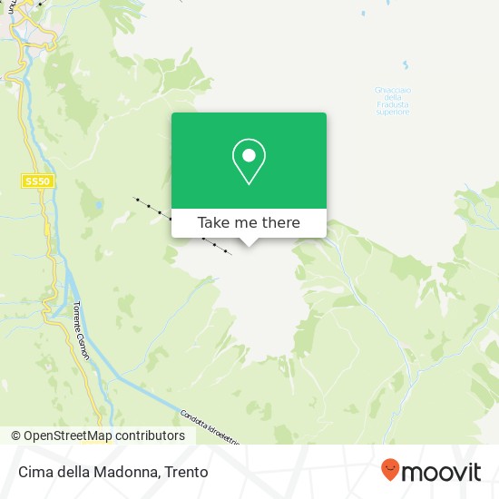 Cima della Madonna map