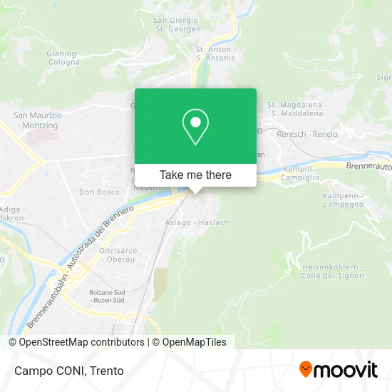 Campo CONI map