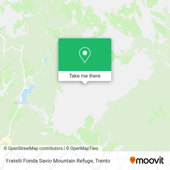 Fratelli Fonda Savio Mountain Refuge map