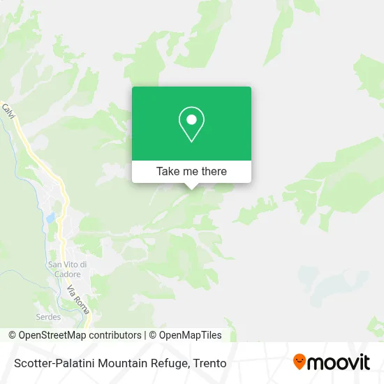 Scotter-Palatini Mountain Refuge map