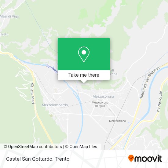 Castel San Gottardo map