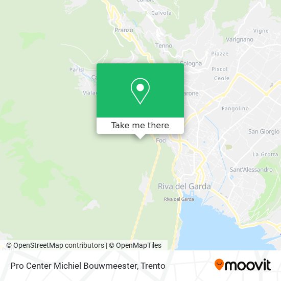 Pro Center Michiel Bouwmeester map