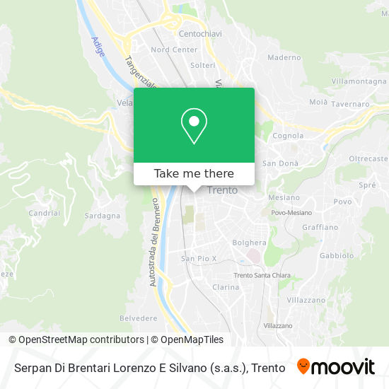 Serpan Di Brentari Lorenzo E Silvano (s.a.s.) map