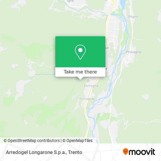 Arredogel Longarone S.p.a. map