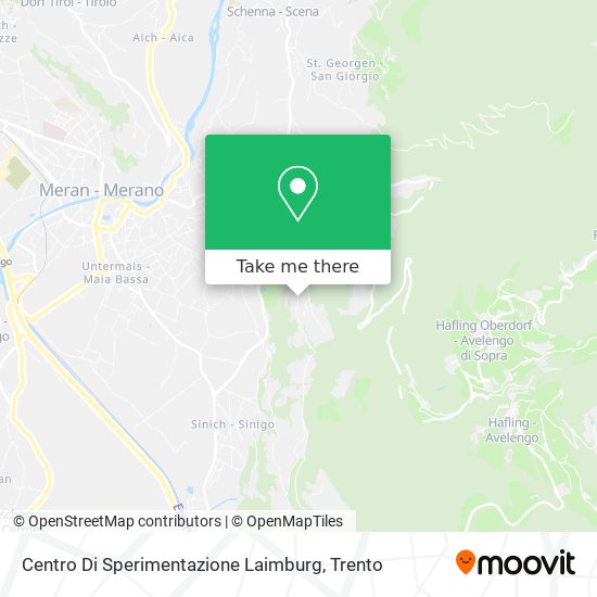 Centro Di Sperimentazione Laimburg map