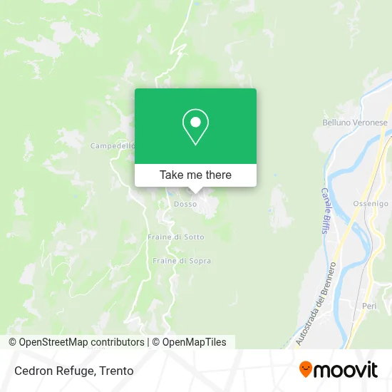 Cedron Refuge map