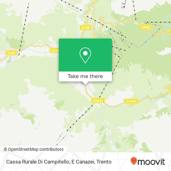 Cassa Rurale Di Campitello, E Canazei map