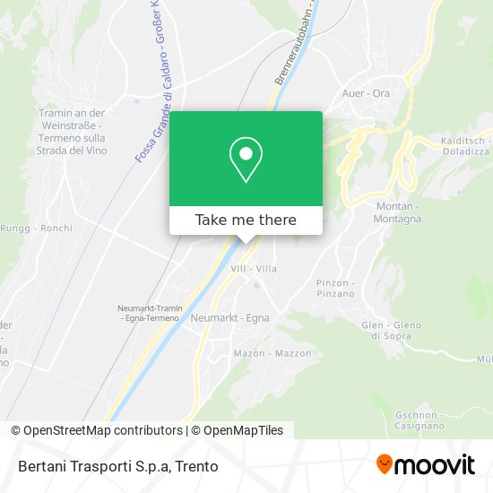 Bertani Trasporti S.p.a map