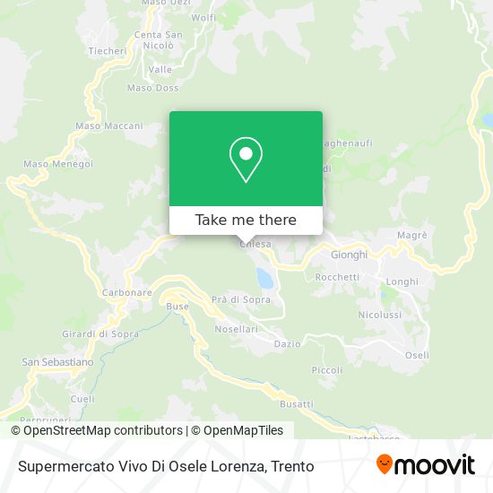 Supermercato Vivo Di Osele Lorenza map