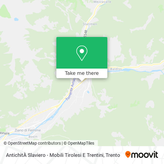AntichitÀ Slaviero - Mobili Tirolesi E Trentini map