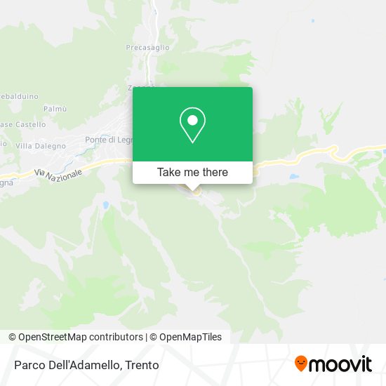 Parco Dell'Adamello map
