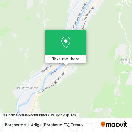 Borghetto sull'Adige (Borghetto FS) map