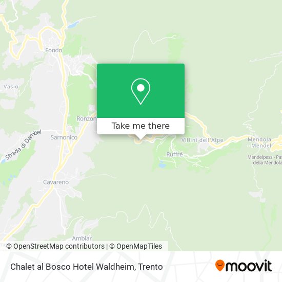 Chalet al Bosco Hotel Waldheim map