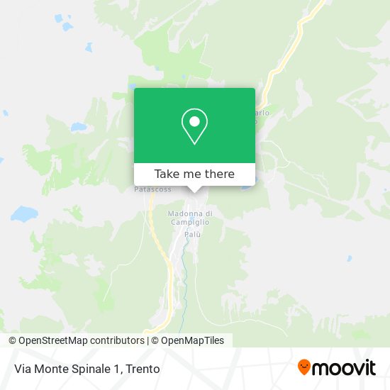 Via Monte Spinale 1 map
