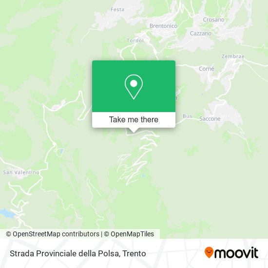 Strada Provinciale della Polsa map