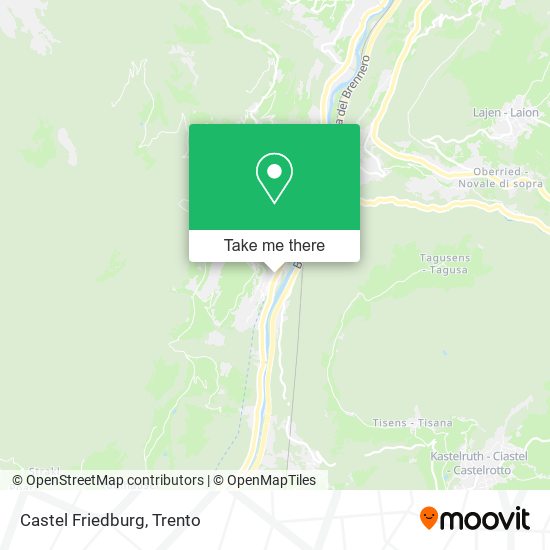 Castel Friedburg map