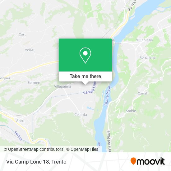 Via Camp Lonc 18 map