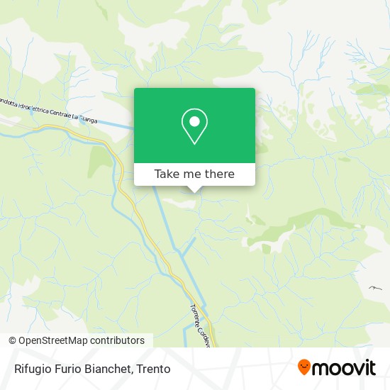 Rifugio Furio Bianchet map
